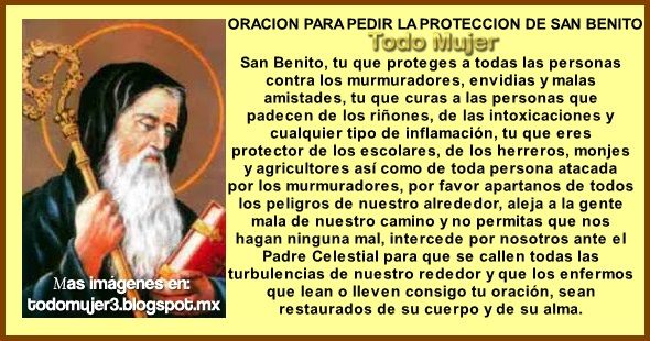 Oración a San Benito para obtener protección y alejar todo mal